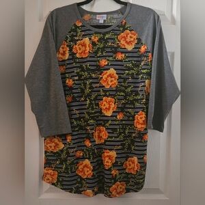 LuLaRoe 3/4 Sleeve Top